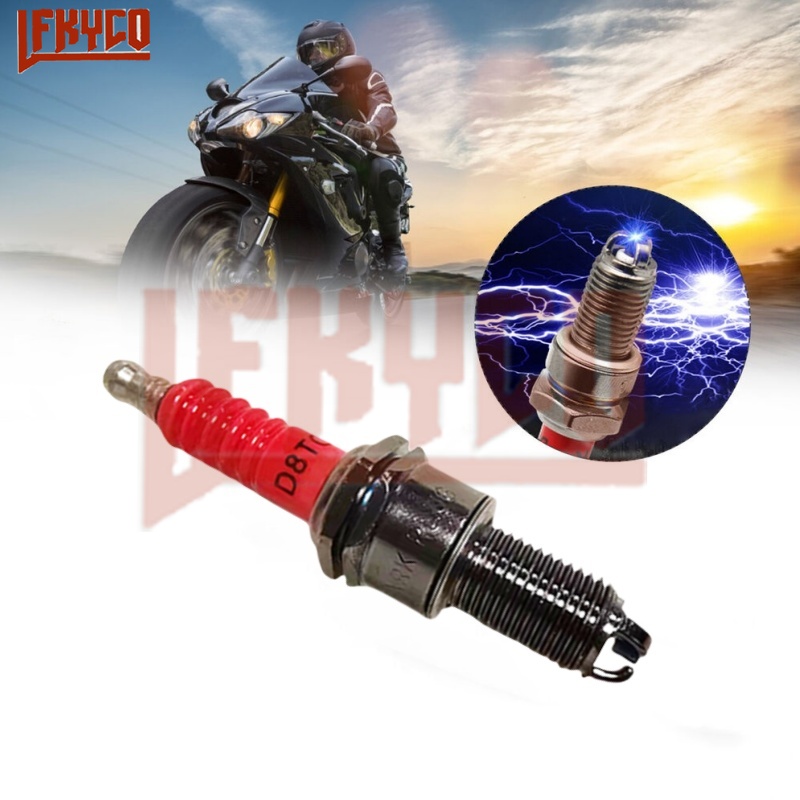 1/2/3/4PCS 3 Electrodes D8TC S - Motorcycle Spark Plug ulasan dan harga