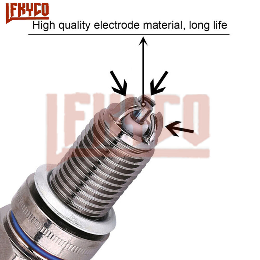 1/2/3/4PCS 3 Electrodes D8TC S - Motorcycle Spark Plug ulasan dan harga