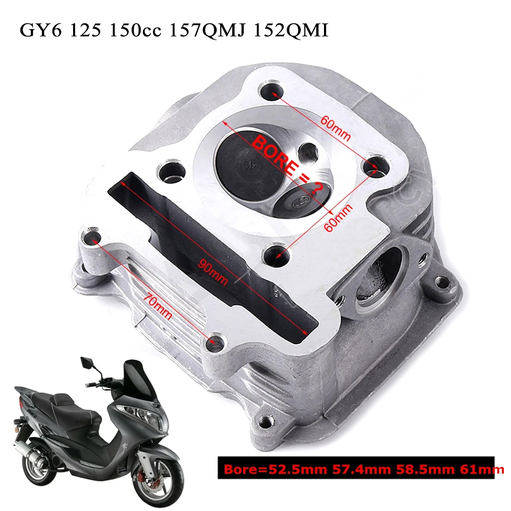 GY6 Cylinder Head Motorcycle P - Engine Parts Motorcycle ulasan dan harga
